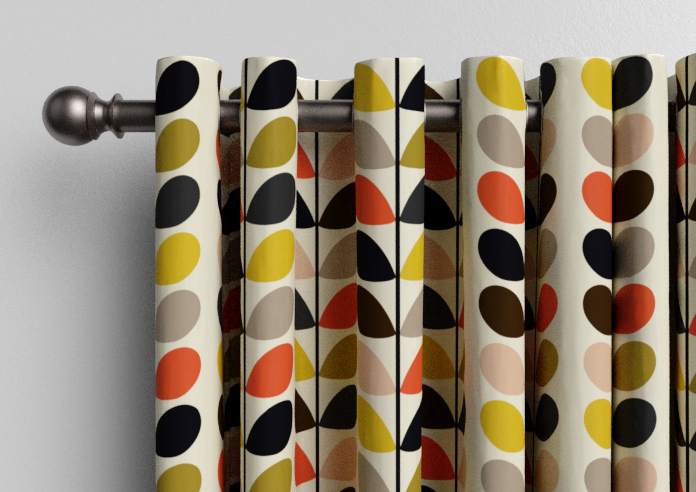Orla Kiely Multi Stem, Tomato - Made to Measure Curtains - Image 12